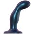 Strap-on-me Snaky M - böjd analdildo (blå)
