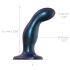 Strap-on-me Snaky M - böjd analdildo (blå)