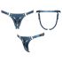 Strap-on-me - justerbar strap-on-dildo - XS-XXL (blå)