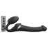 Strap-on-me - strap-on vibrator med luftvågor - svart - M