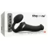 Strap-on-me - strap-on vibrator med luftvågor - svart - M