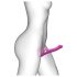 Strap-on-me M - påspännbar luftvågsvibrator (rosa)