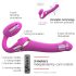 Strap-on-me M - påspännbar luftvågsvibrator (rosa)