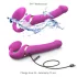 Strap-on-me M - påsättbar luftvågsvibrator (rosa)