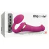 Strap-on-me M - påsättbar luftvågsvibrator (rosa)