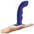 Strap-on-me M – vattentät G-punktsvibrator med pulsation (blå)