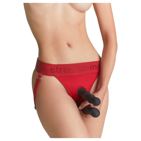 Strap-on-me - justerbar strap-on i röd, storlekar XS till XXL