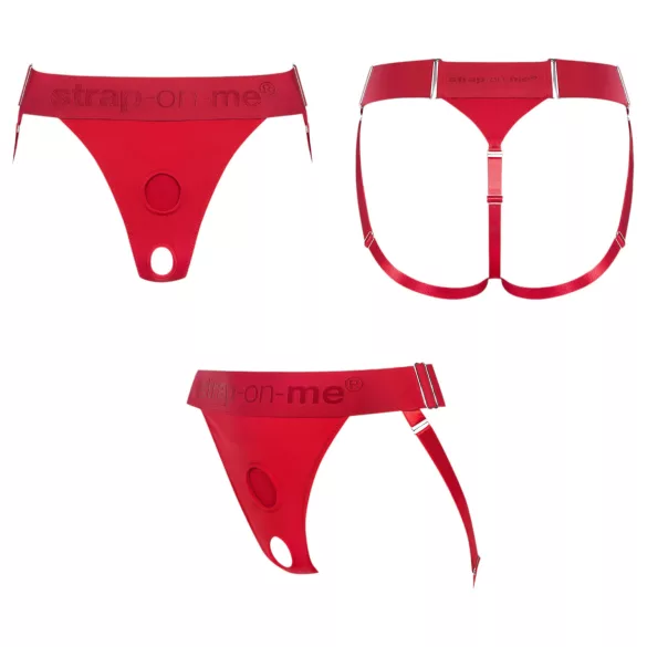 Strap-on-me - trosor för strap-on dildo - justerbar storlek XS-XXL - röd