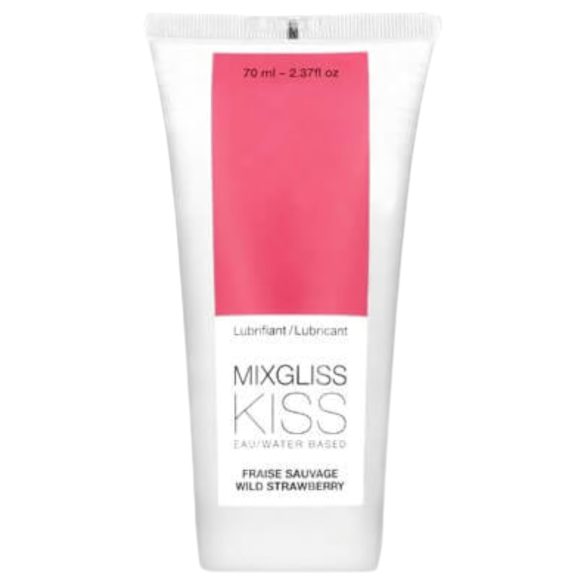 Mixgliss Kiss Wild - vattenbaserat glidmedel - jordgubb (70ml)