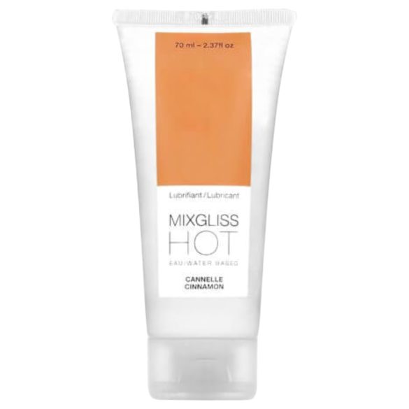 Mixgliss Hot - värmande vattenbaserat glidmedel med kanel (70 ml)