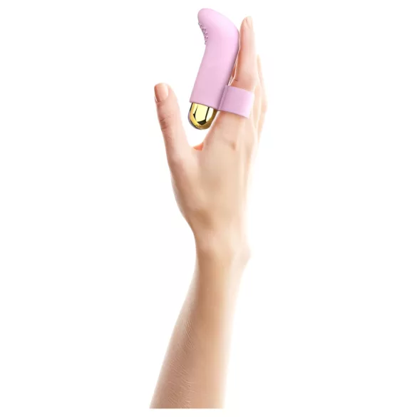 Love to Love - fingervibrator - uppladdningsbar - rosa