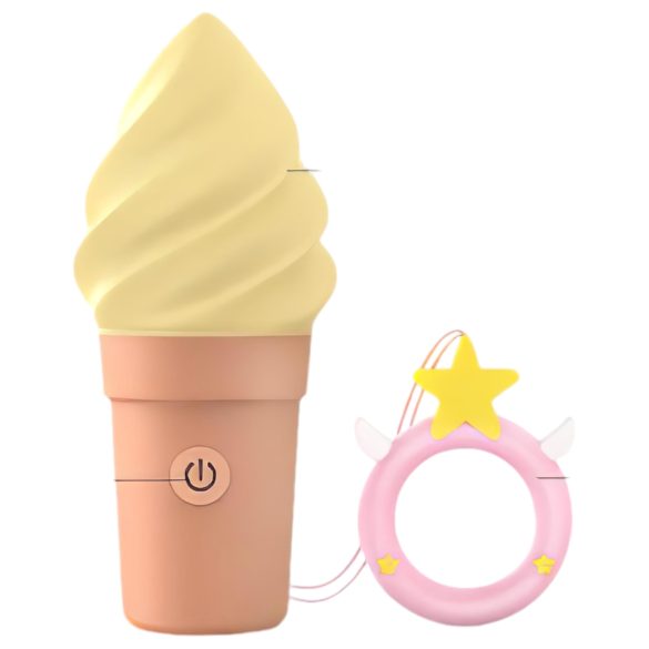 Love to Love Cand Ice - Uppladdningsbar Klitorisvibrator (vanilj)