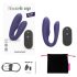 Love to Love Match Up - uppladdningsbar, radio-styrd parvibrator (lila)