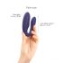 Love to Love Match Up - uppladdningsbar, radio-styrd parvibrator (lila)