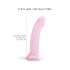 Dildolls Starlight - stjärnformad dildo med sugkopp (rosa)