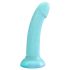 Dildolls Nightfall - stjärnmönstrad sugproppdildo (turkos)