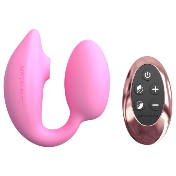Kärleksfulla! G-punkt och klitorisvibrator (rosa)