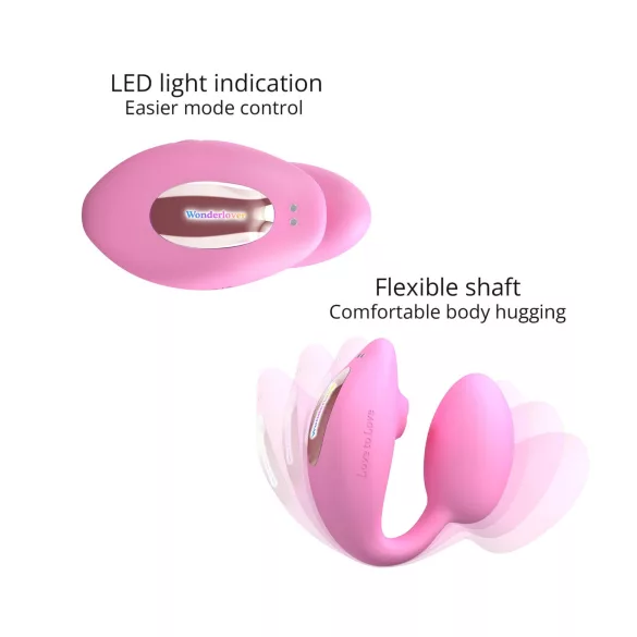 Love to Love Wonderlover - klitorisstimulator G-punkt vibrator (rosa)