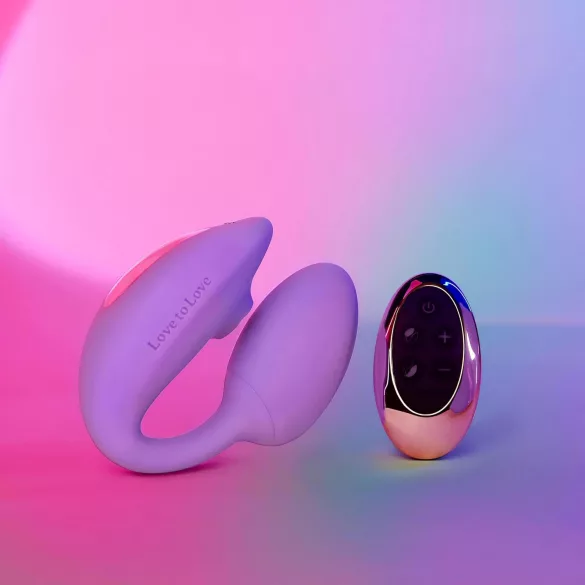 Love to Love Wonderlover - klitorisstimulator och G-punktvibrator (lila)