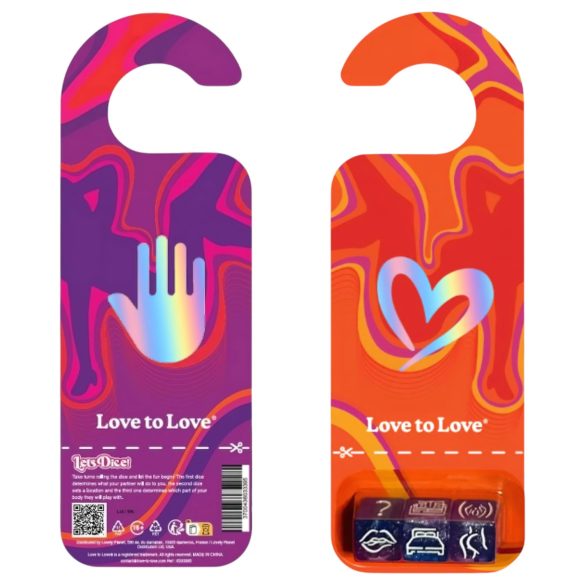 Love to Love - sexleksak tärningsset - 3-pack
