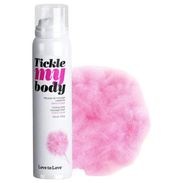 Kittla min kropp - massagekräm, sockervadd (150ml)