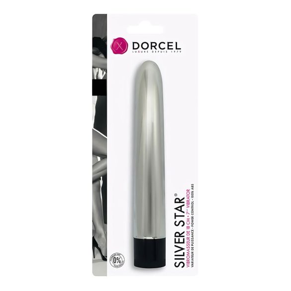 Dorcel - vibratorstav - klassisk design - silver