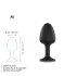 Dorcel Geisha Diamant Plugg M - svart