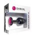 Dorcel Geisha Plugg Ruby M - Svart med rosa sten