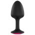 Dorcel Geisha Plug Ruby L - Svart analplugg med rosa sten