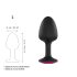 Dorcel Geisha Plug Ruby L - Svart analplugg med rosa sten