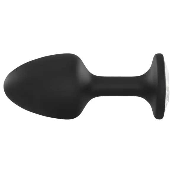 Dorcel Geisha Plug Diamond XL - Svart analplugg med vit juvel