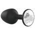 Dorcel Geisha Plug Diamond XL - Svart analplugg med vit juvel
