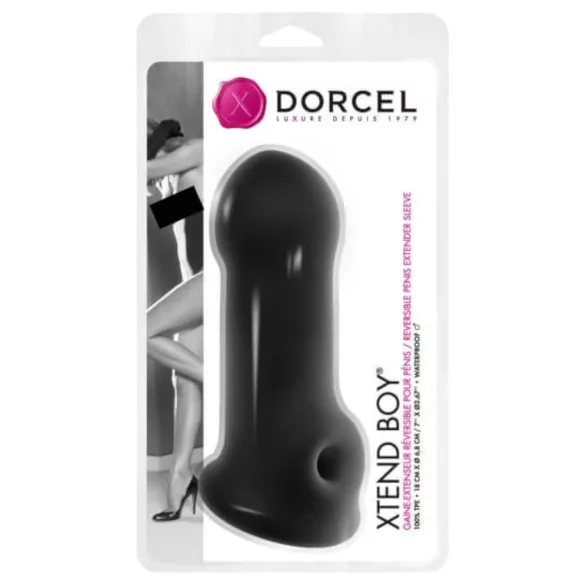 Dorcel Xtend Boy - penishylsa - silikon - svart