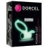 Dorcel - Lysande vibrerande penisring (vit)