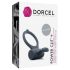 Dorcel Power Clit Plus - laddbar vibrerande penisring (svart)