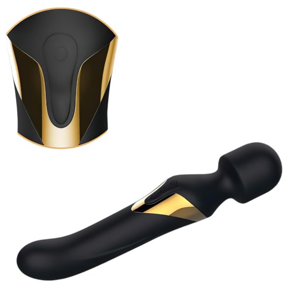Dorcel - 2-i-1 vibrator och massager - svart