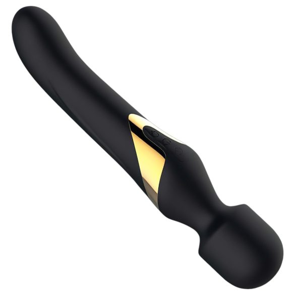 Dorcel - 2-i-1 vibrator och massager - svart