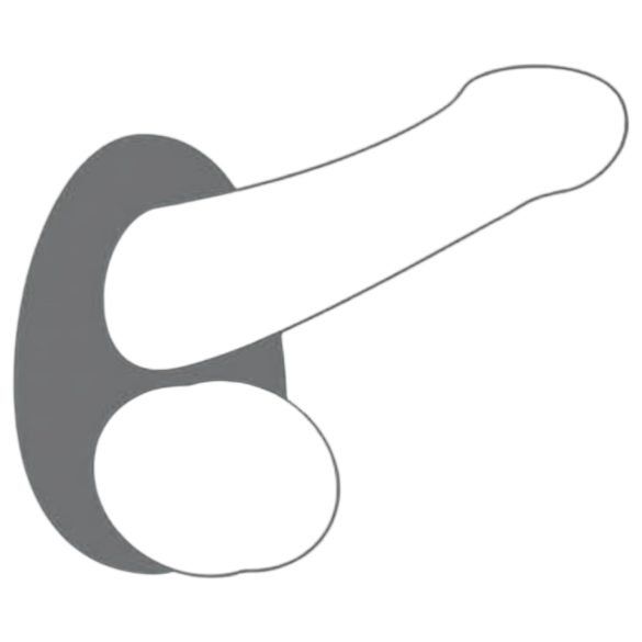 Dorcel - penisring - mjuk flytande känsla - grå
