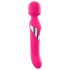 Dorcel Dubbel Njutning - uppladdningsbar 2-i-1 massagevibrator (rosa)