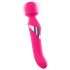 Dorcel Dubbel Njutning - uppladdningsbar 2-i-1 massagevibrator (rosa)