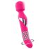 Dorcel Dubbel Njutning - uppladdningsbar 2-i-1 massagevibrator (rosa)
