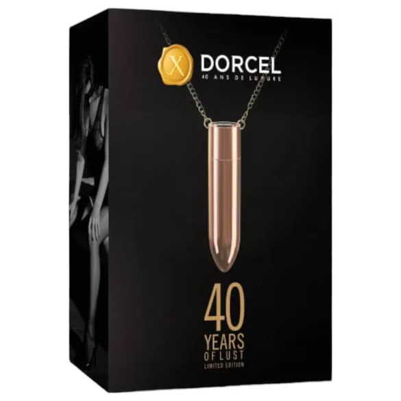 Dorcel - vattentät vibratorhalsband (roseguld)