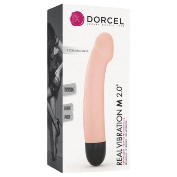 Dorcel Real Vibration M 2.0 - uppladdbar vibrator (hudfärg)
