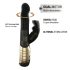 Dorcel Baby Rabbit 2.0 - Klitorisstimulerande vibrator (svart-guld)
