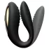 Dorcel Perfect Lover - parvibrator med fjärrkontroll - uppladdningsbar - svart