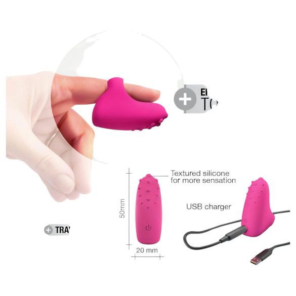 Dorcel Magiska Fingret - laddningsbar fingervibrator (rosa)