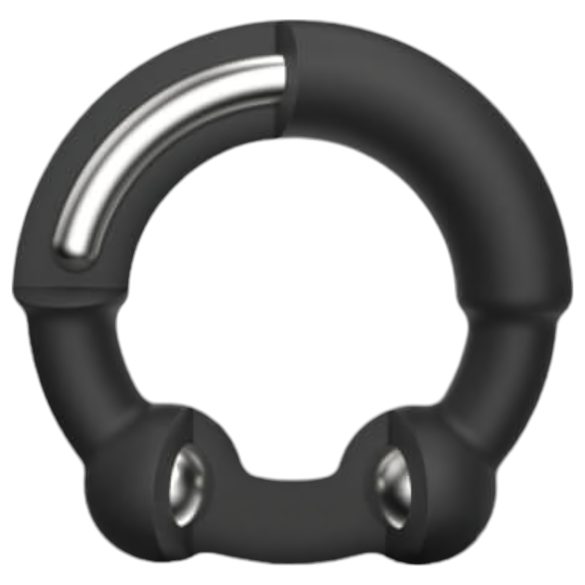 Dorcel Starkare Ring - Metallinsats Penisring (Svart)