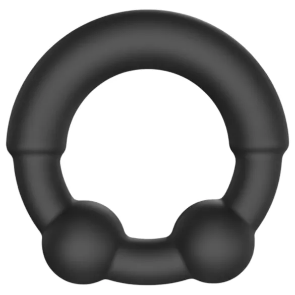 Dorcel - penisring med metallinsats - svart
