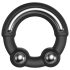 Dorcel Starkare Ring - Metallinsats Penisring (Svart)