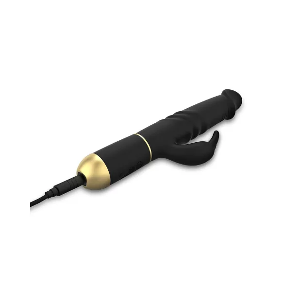 Dorcel - rabbitvibrator med klitorisstimulator - svart